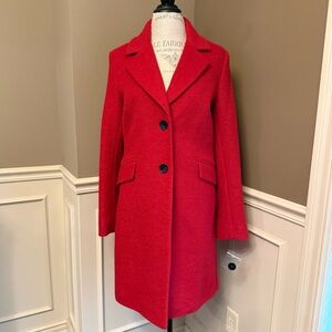 Sam Edelman Red Wool Blazer Coat